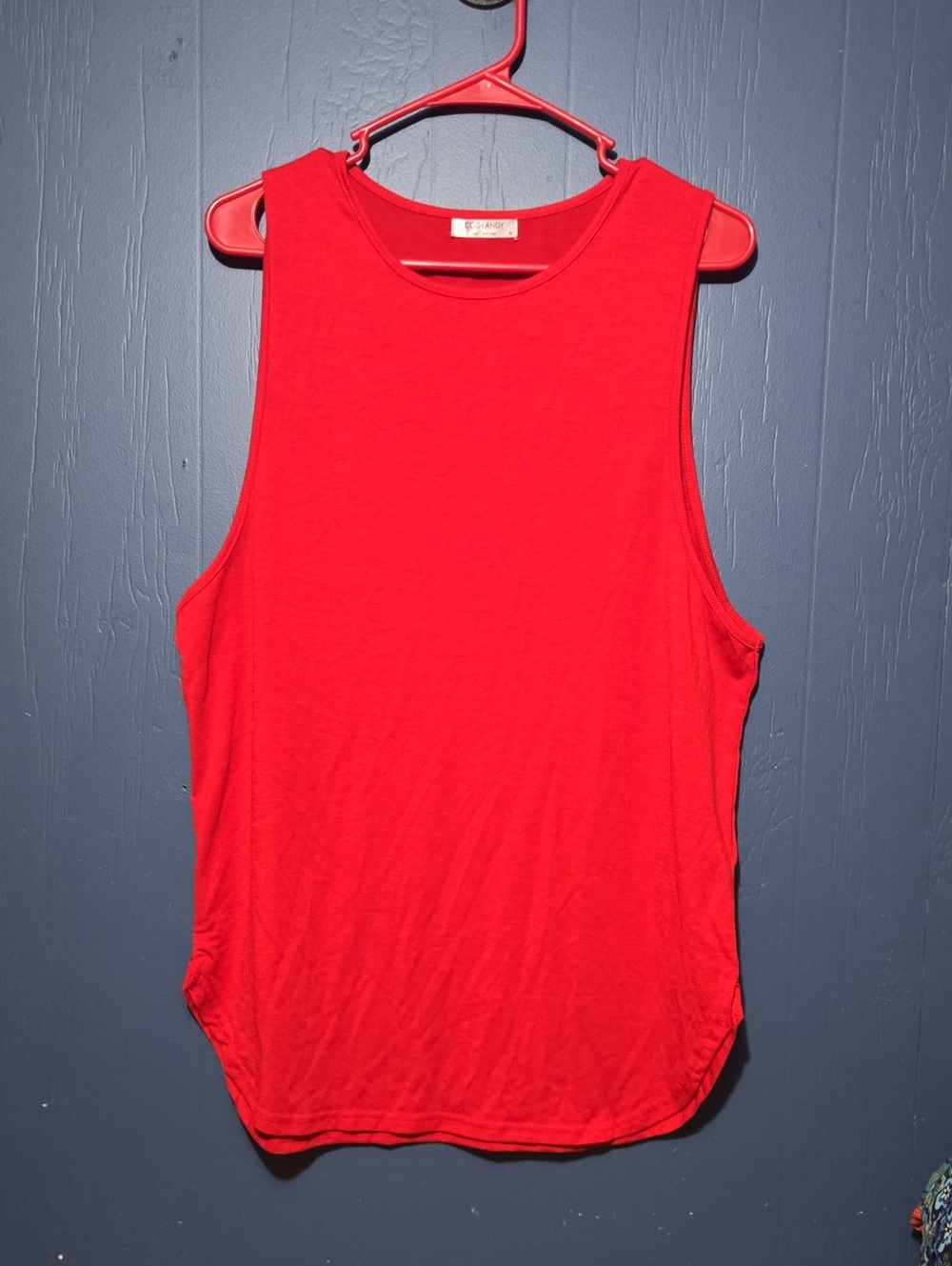 Coofandy Women's Red Sleeveless Tank Top